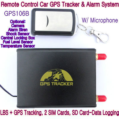 GPS106B Car Safety Vehicle GPS Tracker W/ Armed by remote-controller & geo-fencing Alarm
