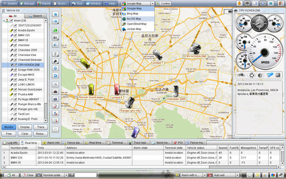 Vehicle Fleet Realtime GPS Tracking Device Monitoring and Management Software AL-900S
