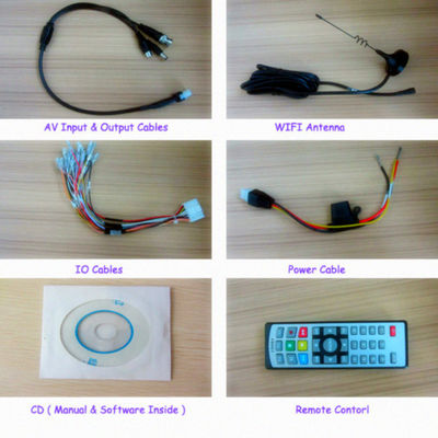 H.264 Portable Mobile DVR Recorder WIFI G-SENSOR And Hard Disk , Bus DVR