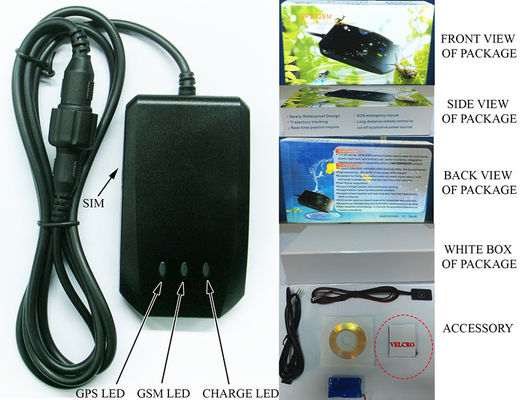 TLT-2F Waterproof Motorcycle GPS Tracker (Can Be Placed Under Water For One Meter With Speeding Alarm and SOS Alarm)