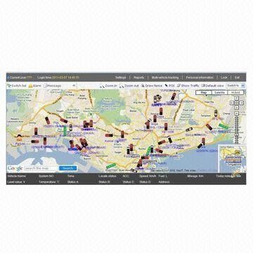 Real Time GPS Tracking System/Software, Play Back the Track of Vehicle