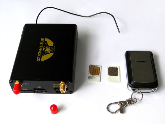 Dual Sim Card Car GPS Tracker with Remote Control Support Camera Fuel Sensor