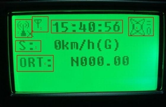 H.264 Video Compression Digital Tachograph HD with GPS / GSM Interface