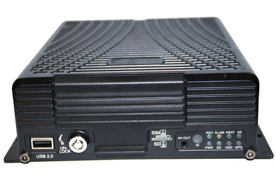 8-CH GPS Mobile DVR With HDD / SSD / SD Slot , Vehicle With GPS Tracker And Google Map