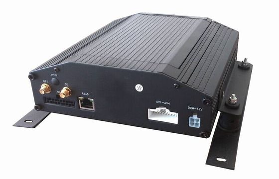 Bus Surveillance Real Time 4CH Full D1 h.264 HDD Vehicle CCTV DVR , 3G GPS Mobile DVR