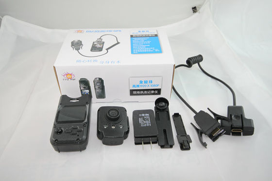 IP65 GPS HDMI H.264 USB2.0 Law Enforcement Body Worn Camera