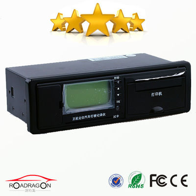 IC Card / RFID LCD Digital Tachograph , Vehicle GPS Driving Recorder